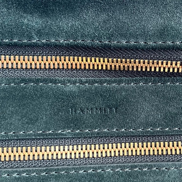 Hammitt Green Crossbody Bag with Gold Accents - Picture 4 of 9